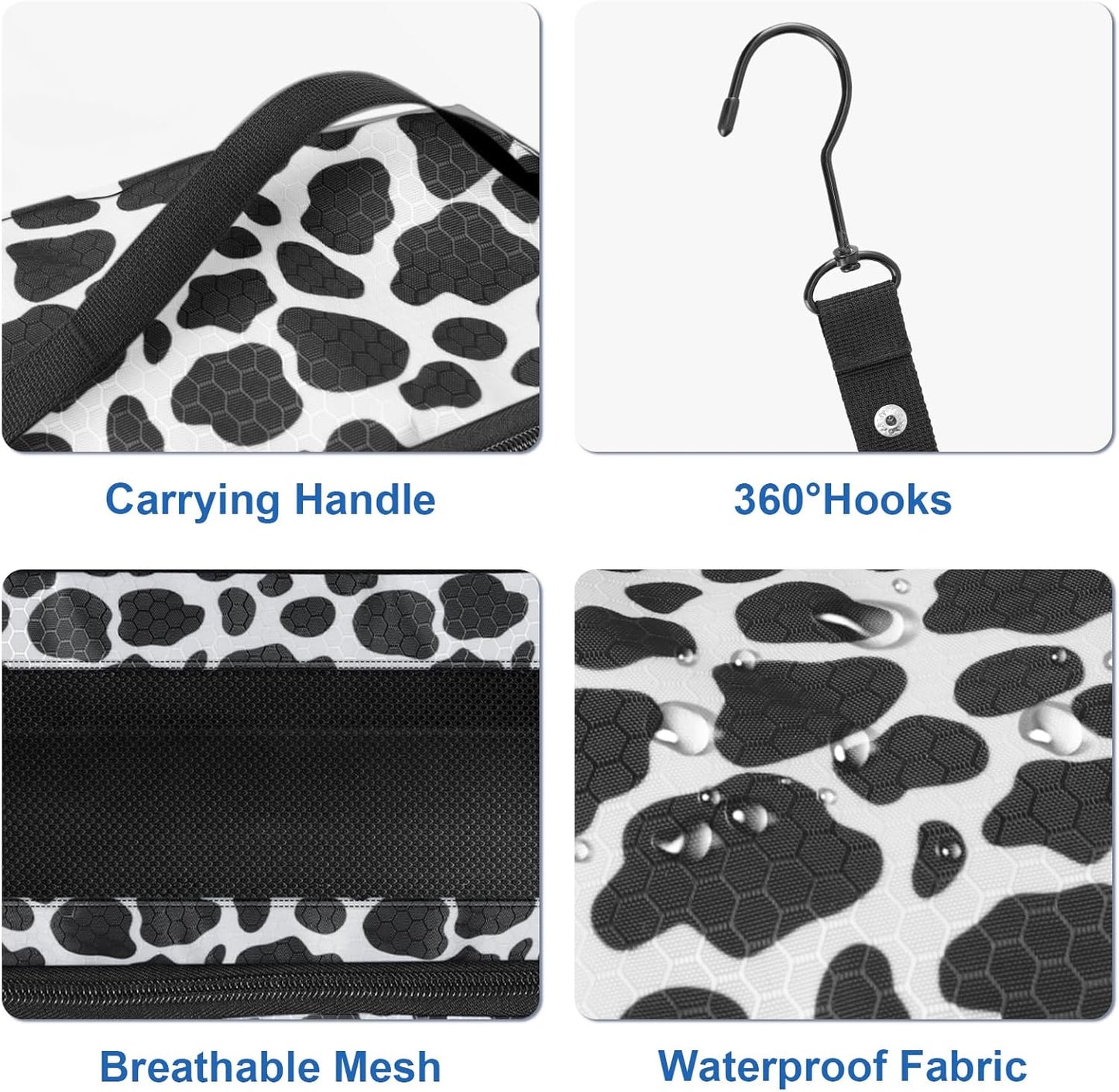 Suitcase Organizer, Travel Luggage Organizer Portable Hanging Travel Shelves Collapsible Hanging Packing Cubes for Carry on Suitcase