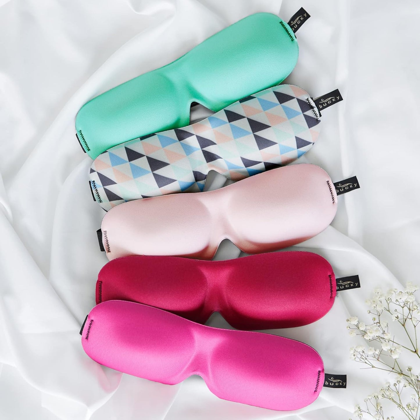 Bucky 40 Blinks No Pressure Eye Mask for Travel & Sleep
