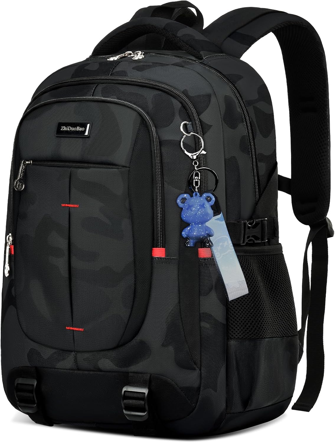 schoolbags for Middle school and high school student，high-capacity camo bookbags for Teens boys，Water Resistant Anti Theft Travel backpack with Computer compartment Fits 15.6 Inch Laptop