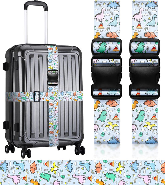 Luggage Straps for Suitcases Travel Belt Luggage Band Heavy Duty Traveling Luggage Identifier Cute Women Girls Unique Accesory,