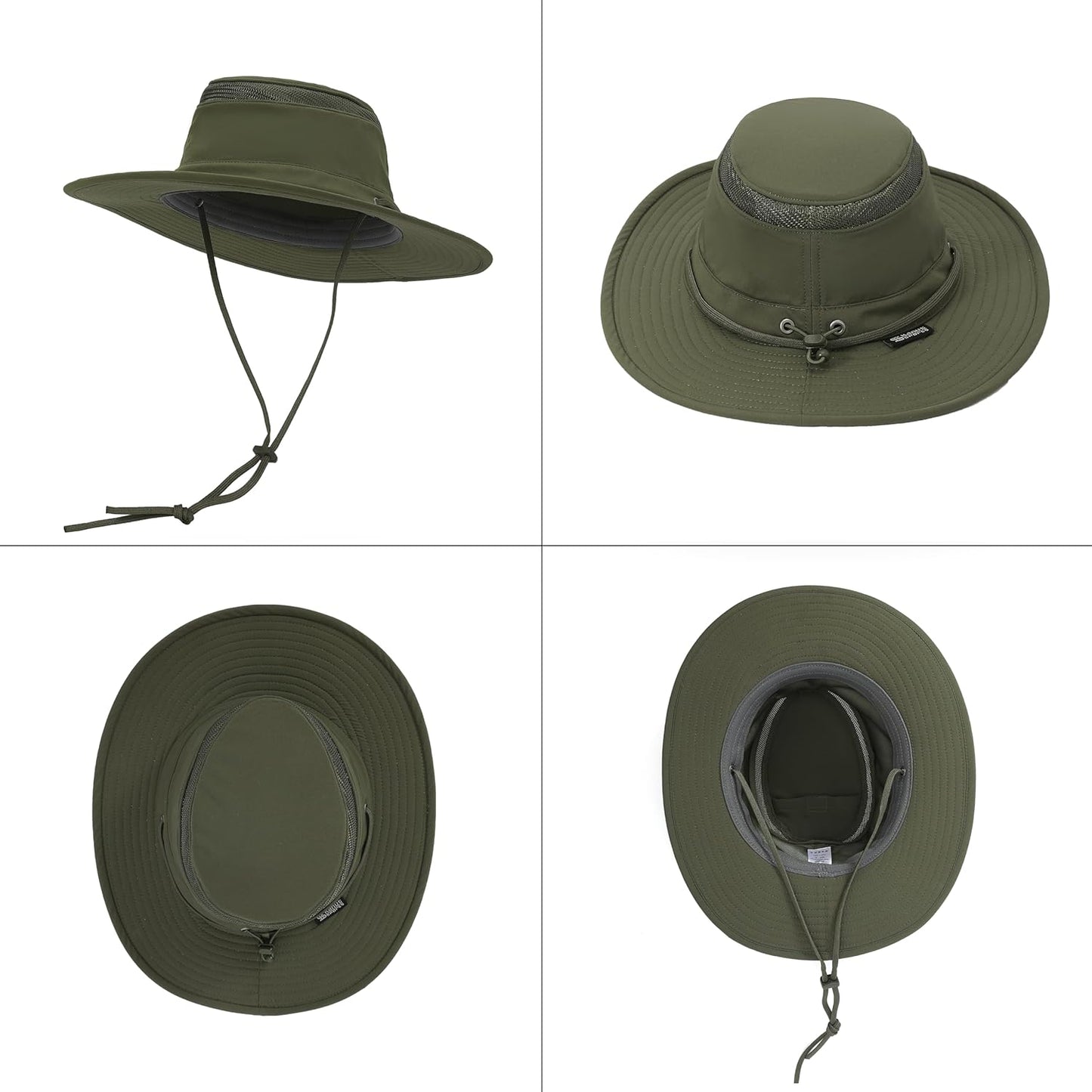 Cimarron Wide Brim Safari Sun Hat for Women & Men – UPF 50+ Outdoor Fishing Hat | Hiking, Running Travel Sun Protection Hat