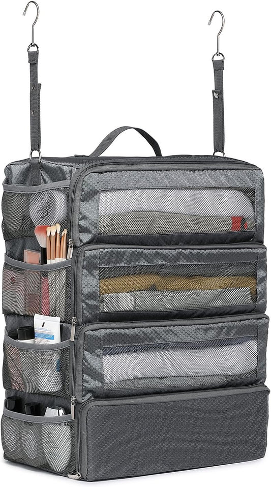 Suitcase Organizer Travel Bags Organizer for Luggage Compression Hanging Packing Cubes for Travel Carry on Closet (Bag Only)