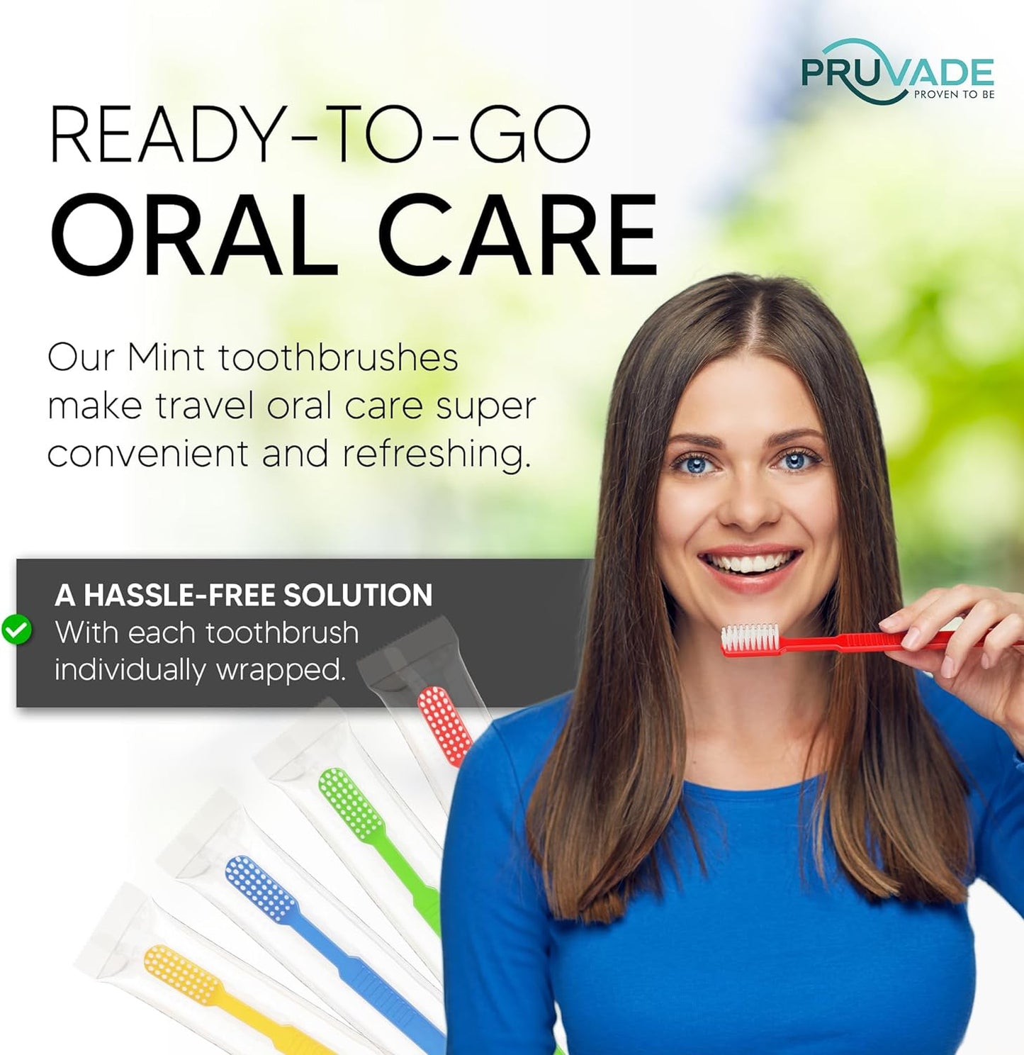 36 Pack Disposable Toothbrushes with Toothpaste, Built In - Prepasted Toothbrushes Individually Wrapped | Single Use Waterless Tooth Brush with Soft Bristles for Airbnb, Hotel, Camping, Travel