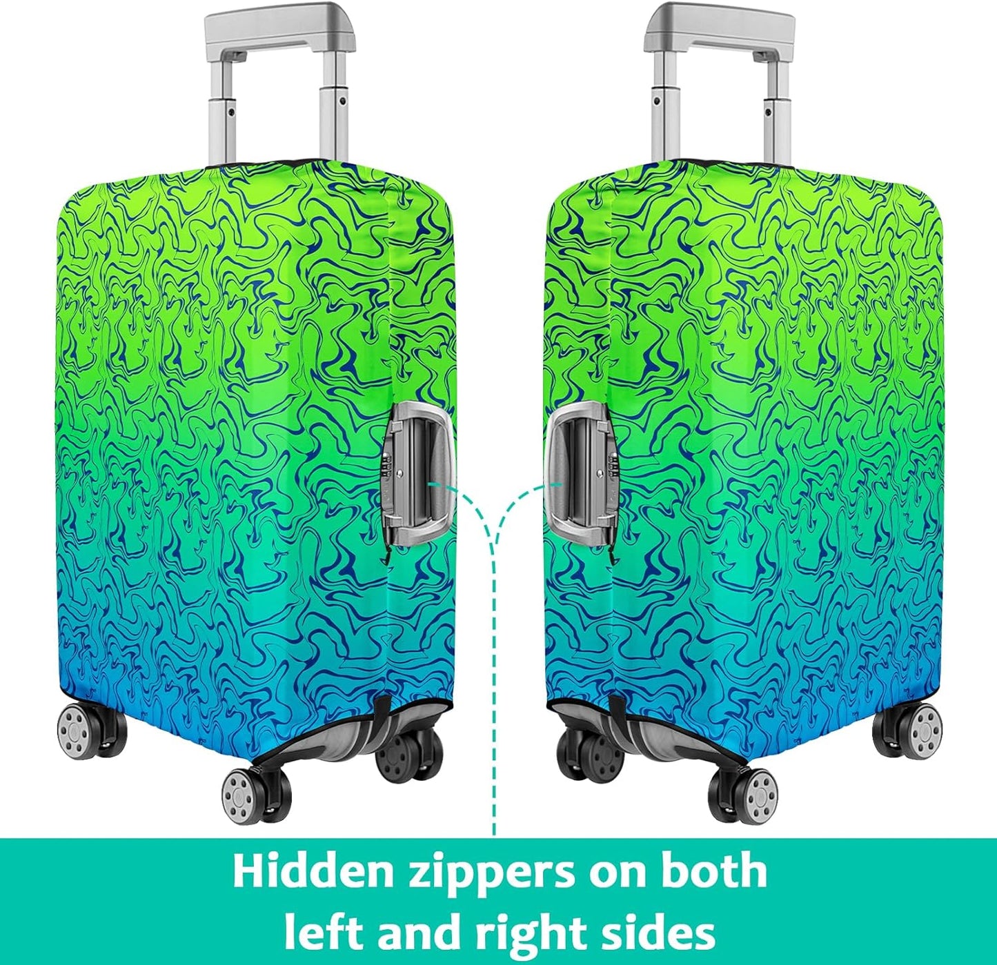 Luggage Cover for Suitcase Elastic Suitcase Cover Protector, Carry On Luggage Sleeve Anti Scratch Travel Essentials Fits 20-22