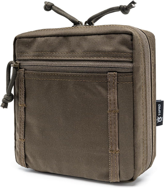 TSPRO Tactical Admin Pouch Compact EDC Utility Gadget Gear Pouches Portable Kit Organizer Storage Accessory for Bags