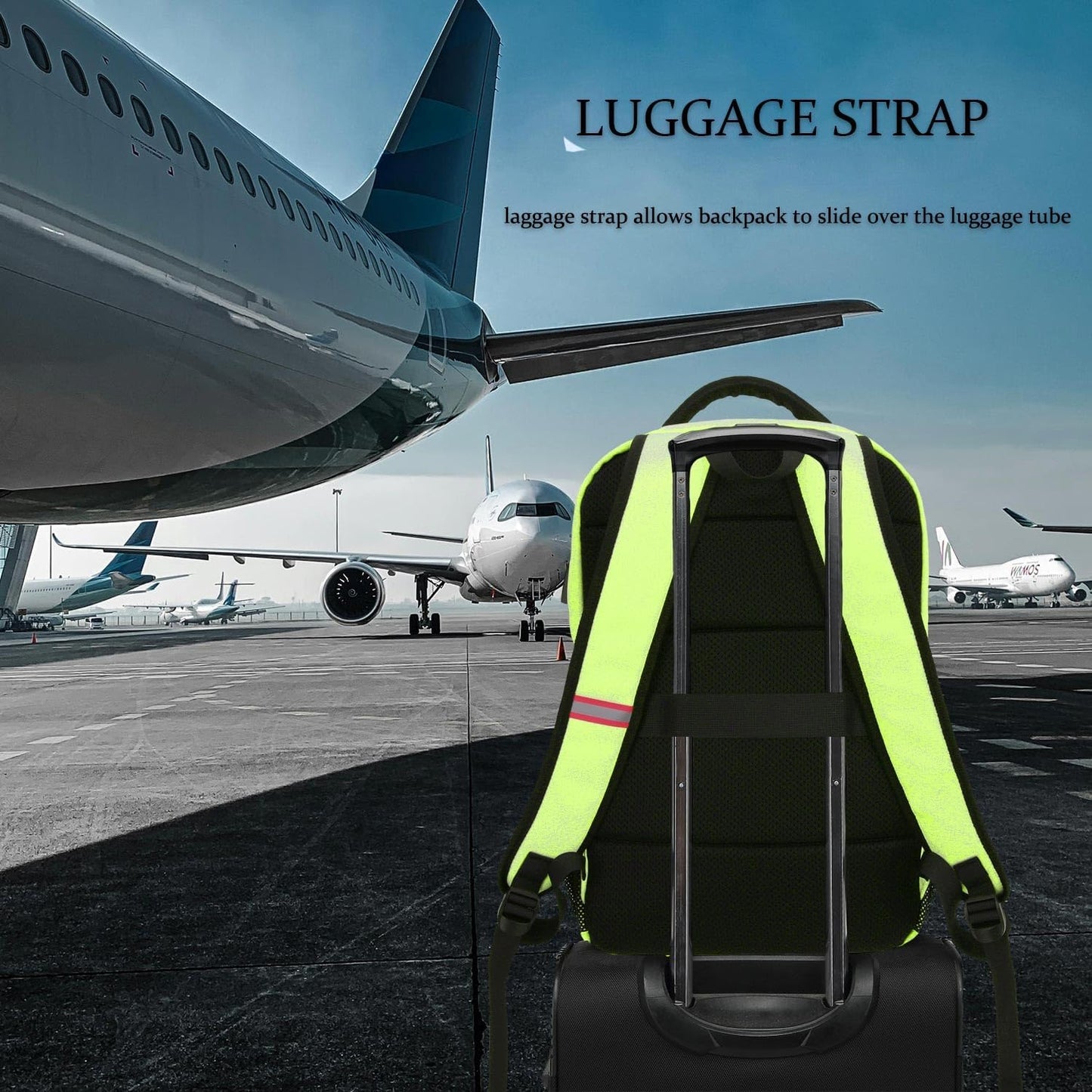 Laptop Backpack for Men, Large Anti-Theft Business Travel Backpack with USB Charging Port, Water Resistant College School Computer Bag for Men/Women for 17 Inch Laptop and Notebook