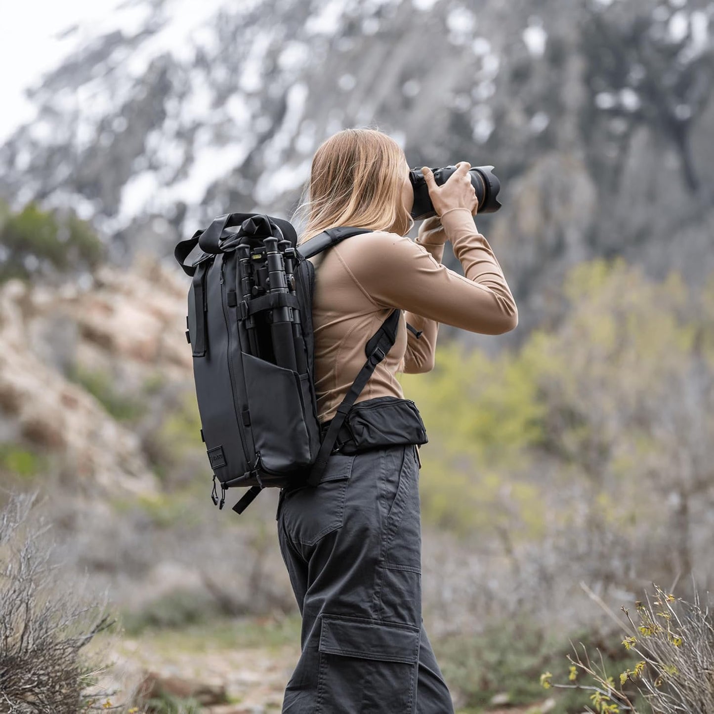 WANDRD All New PRVKE 41L V4: Camera Backpack and Photography Bundle - Weatherproof Travel and Photography Backpack, Bundle Includes 41L Bag, Camera Cube, Waist Straps, and Accessory Straps