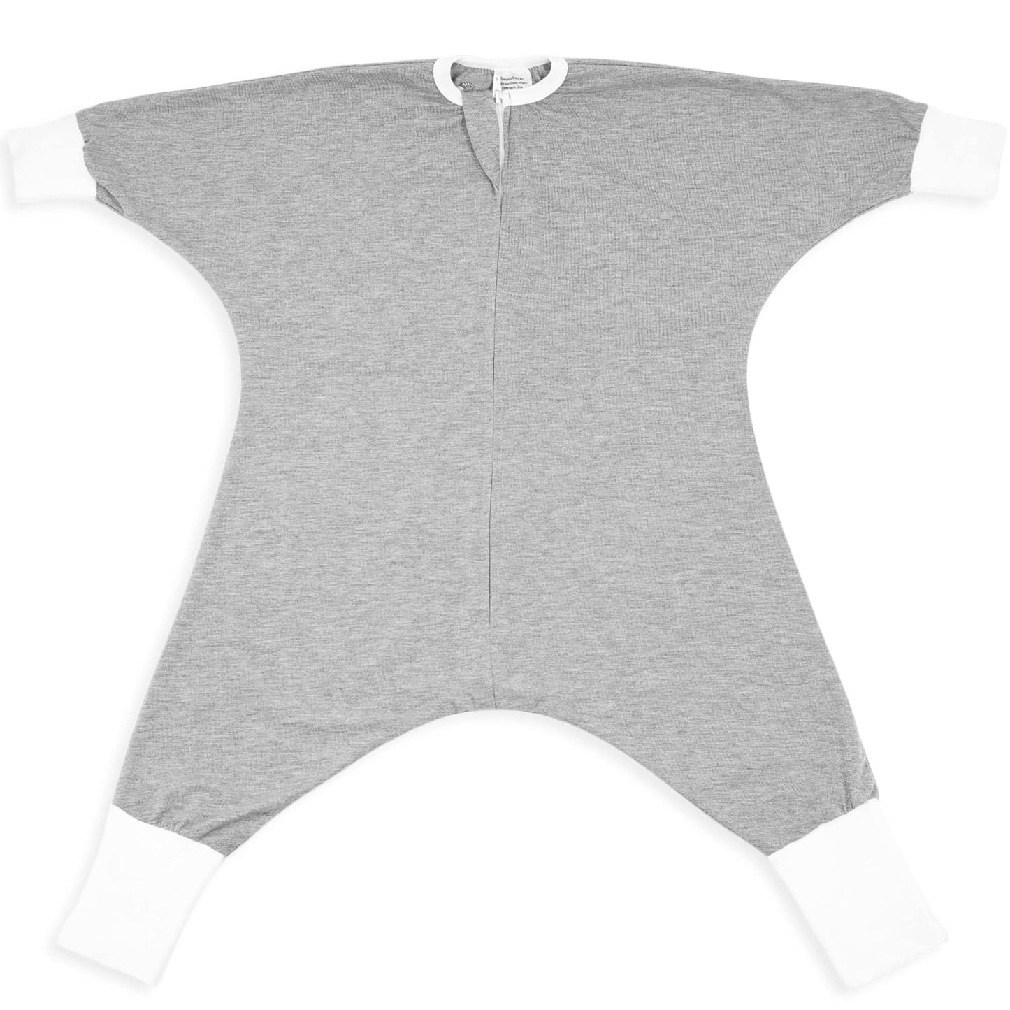 SleepingBaby Flying Squirrel Toddler Pajamas with Practical Zipper for Quick Diaper Changes and Travel Comfort - Heather Grey - 4-5T
