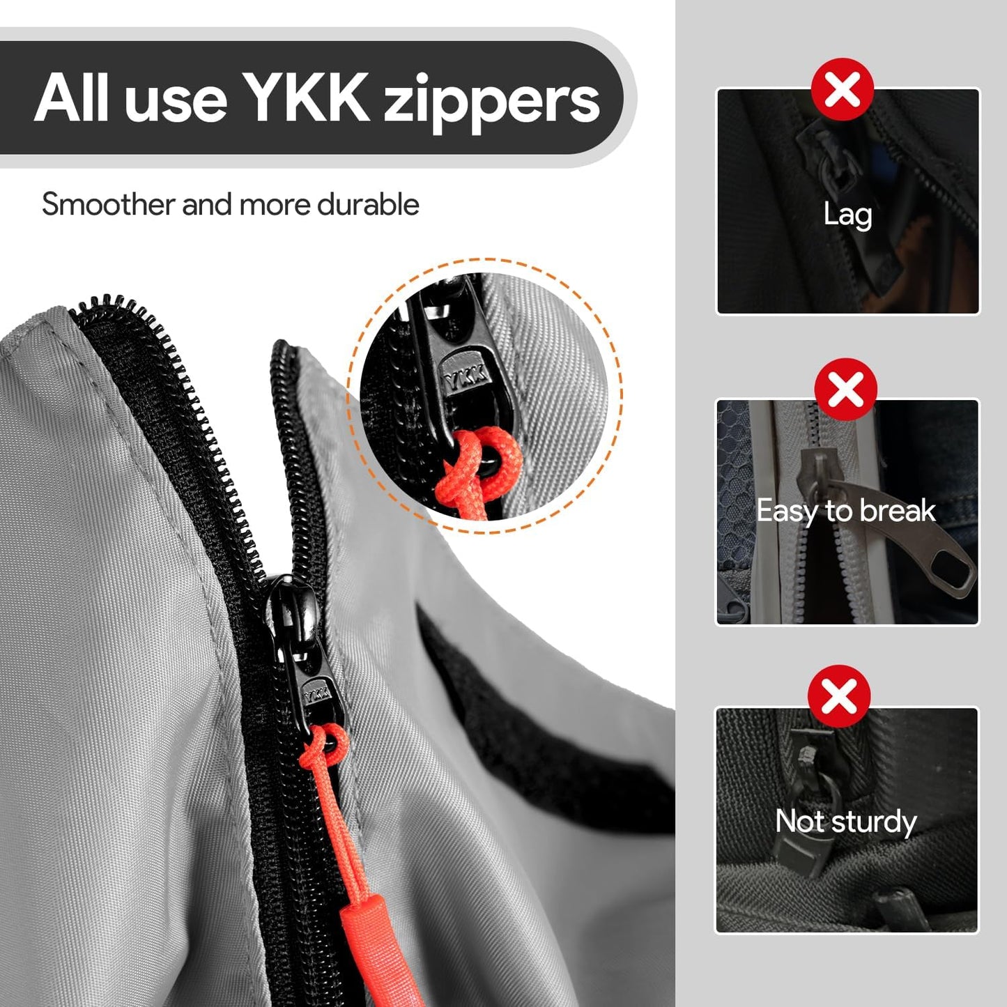 Garment Duffle Bags for Travel, HOMQUIET Convertible Garment Duffel Bag, All YKK Zippers Carry On Garment Bags, 2 in 1 Hanging Waterproof Suit Travel Bag with Shoe Compartment, for Men Women, Black