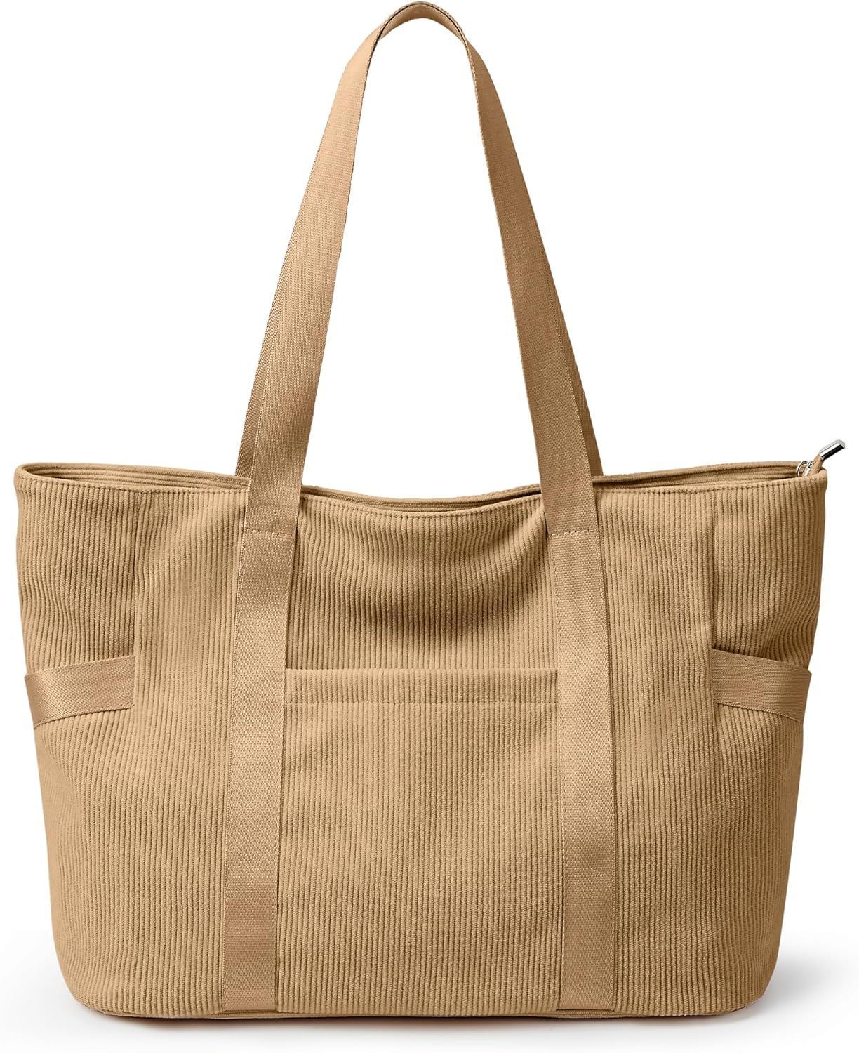 Tote Bag for Women with Zipper, Travel Tote Bags with Compartments Large Shoulder Bag Handbag for Gym Work School