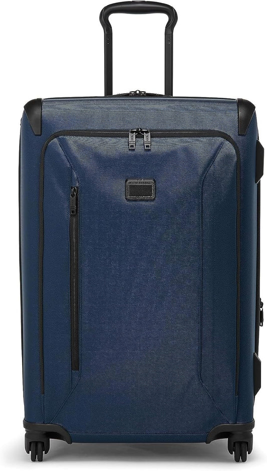 TUMI - Aerotour 4 Wheel Expandable Luggage - Men's and Women's Lightweight Business and Leisure Travel Suitcase - 26" Short Trip Expandable Packing Case, Navy