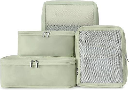 Vandel Space-Saving Compression Packing Cubes for Women, Men, Compressible Carry On Suit Case Organizer Luggage Packing Cubes for Travel Organizer Bags for Luggage and Backpacks, Suitcase Cube