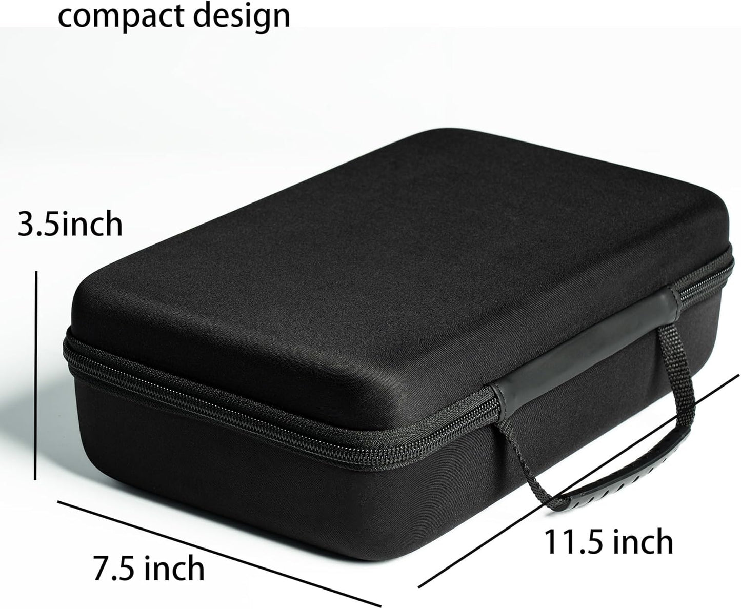 8 slots watch box, hard watch organizer case for men's women's watches, watch display organization holder with form-fitiing watch pillow