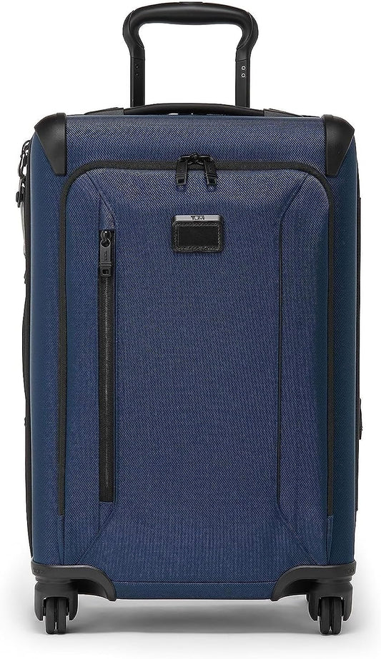 TUMI - Aerotour 4 Wheel Expandable Luggage - Men's and Women's Lightweight Business and Leisure Travel Suitcase - 21.75" International Expandable Carry-On, Navy