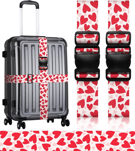 Luggage Straps for Suitcases Travel Belt Luggage Band Heavy Duty Traveling Luggage Identifier Cute Women Girls Unique Accesory,
