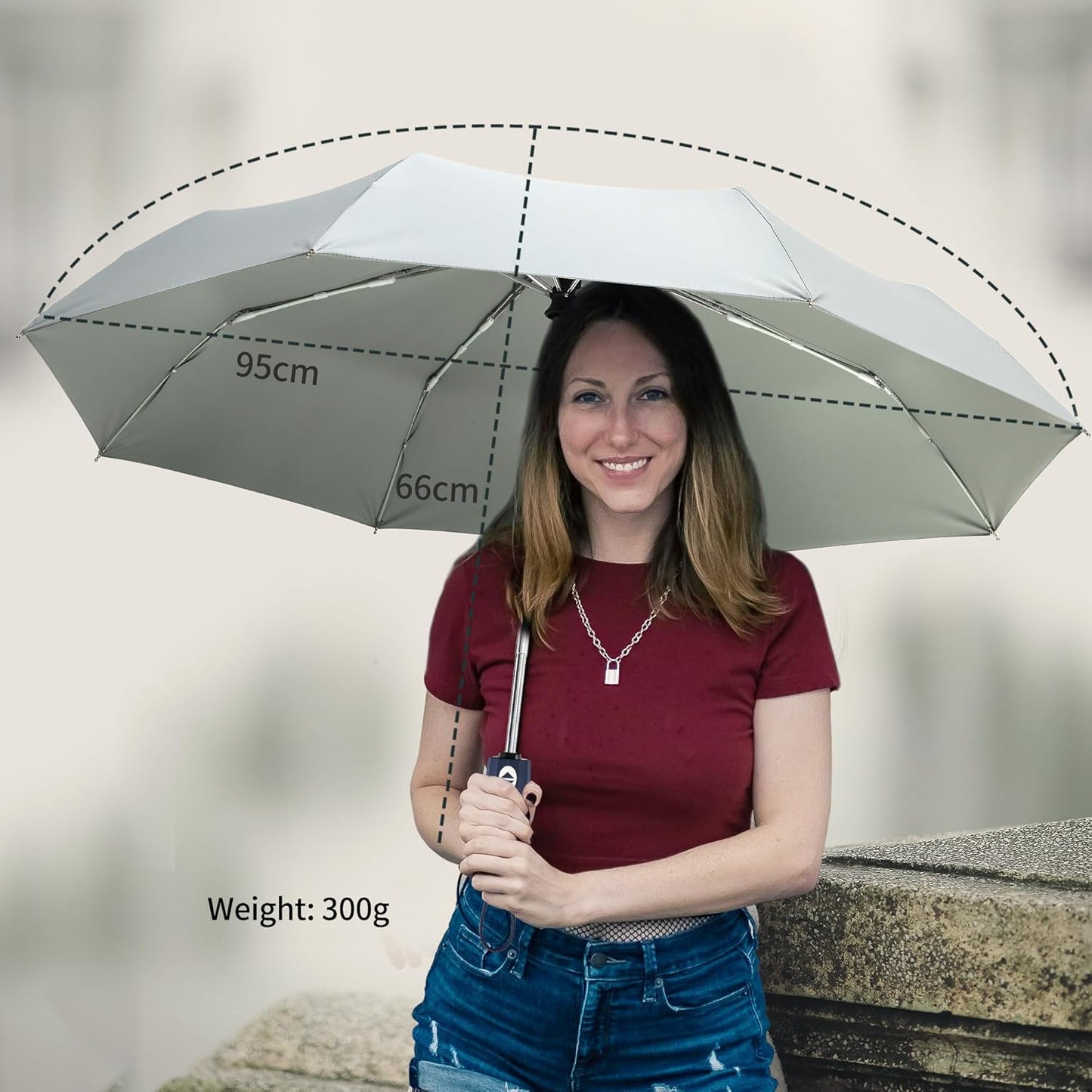 Color Glue Coating Sun Umbrella UV Protection Compact Folding Windproof Parasols Travel Auto Open Close Blocking UV 99.98%