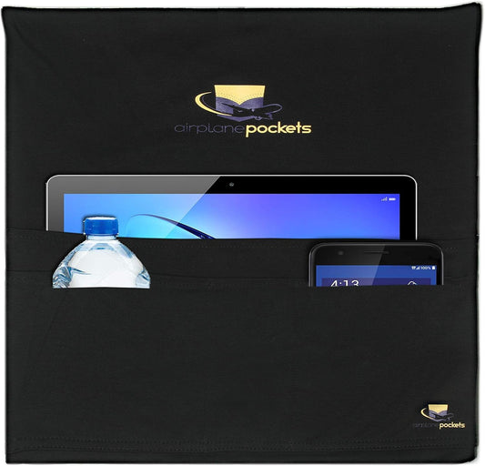 Airplane Pockets - Airplane Accessories - Plane Travel Essentials - Travel Organizer - Seat Storage Organizer - Air Travel Essentials - Seat Back Organizer - International Travel Must Haves