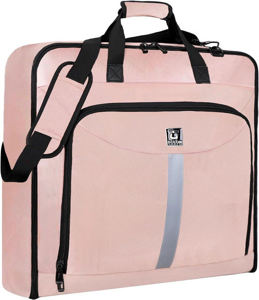 Garment Bags for travel,Hanging clothes Bag for Men Women,Suit Bags with Shoulder Strap,Wedding dress/shirt carry on luggage with fence hook,Wrinkle Free foldable duffle bag,Waterproof luux travel bag