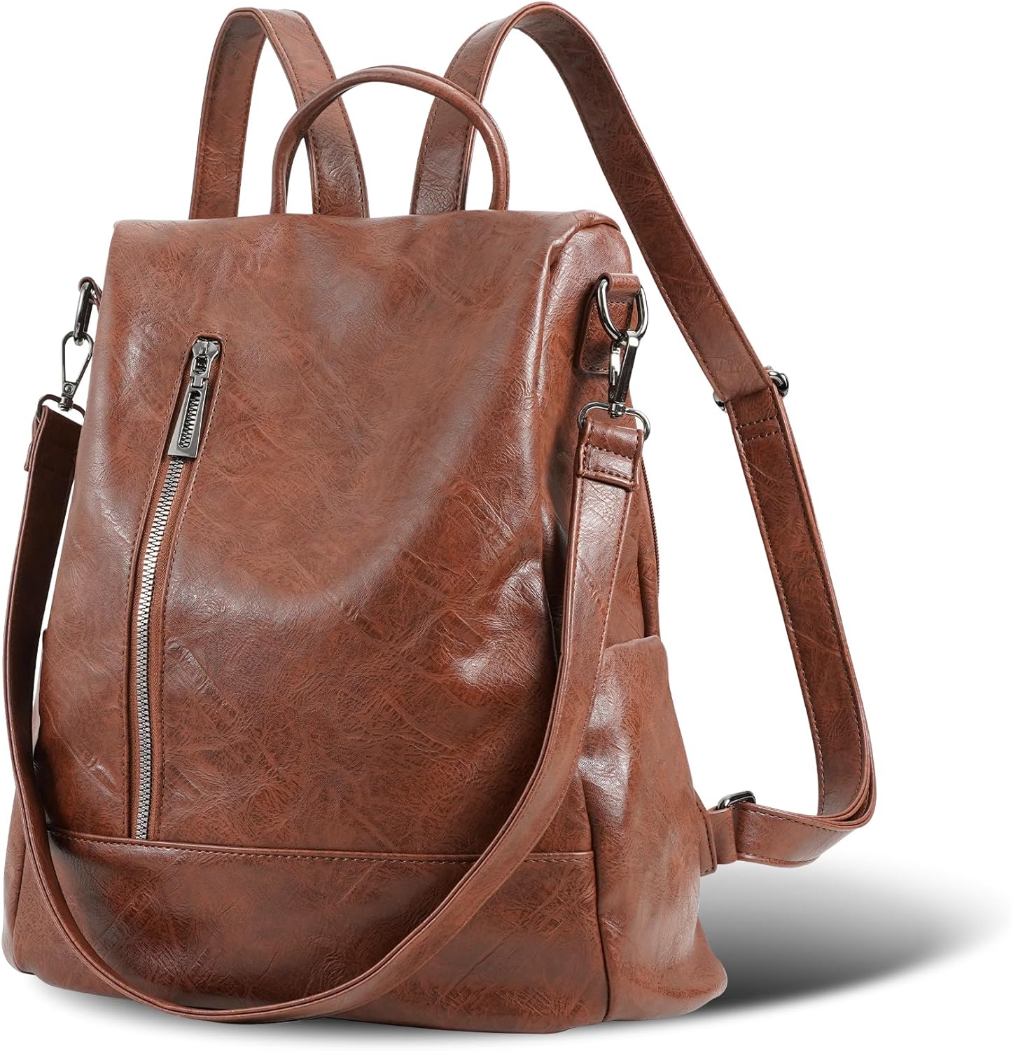 Women Backpack Purse PU Leather Anti-theft Casual Shoulder Bag Fashion Ladies Satchel Bags