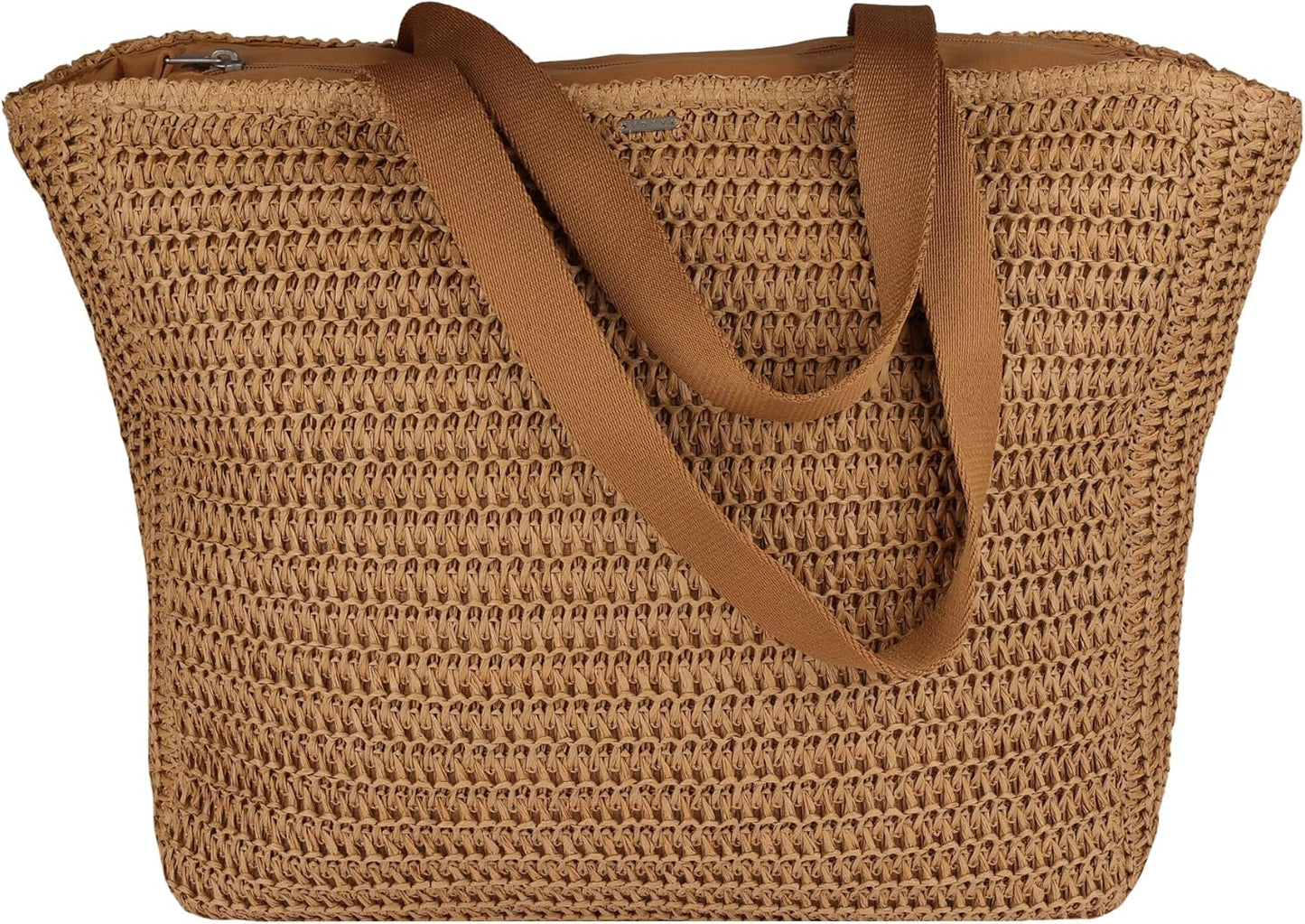 Roxy Women's Beach Tote Bag | Travel | Vacation | Straw | Lightweight | Breathable