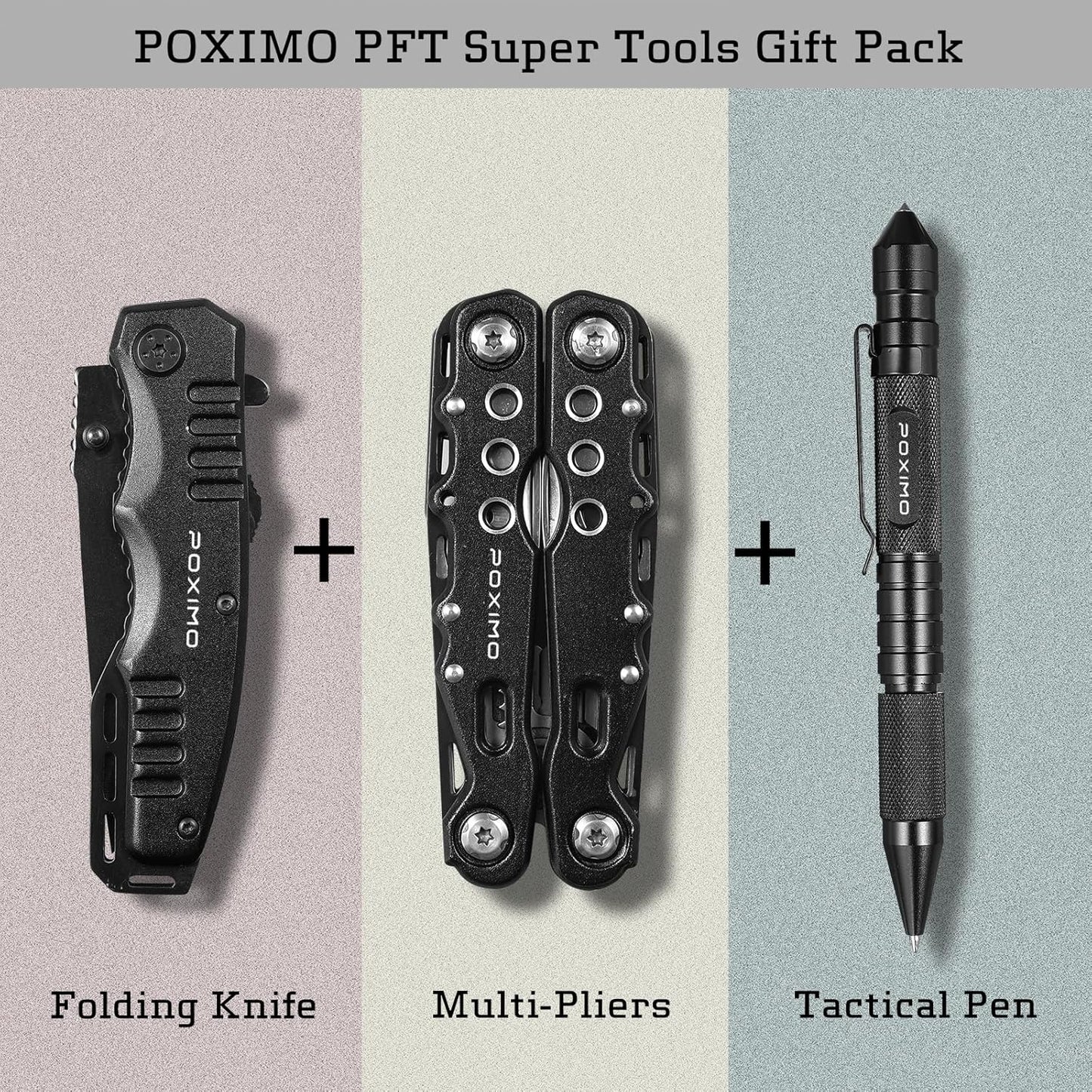 Men Gifts for Hubby from Wife, Multi tools Gift Set "BEST HUBBY EVER" with Multitool Pliers, Pocket Knife, Tactical Pen, Stocking Stuffers EDC Multi-tools(BEST HUBBY EVER)