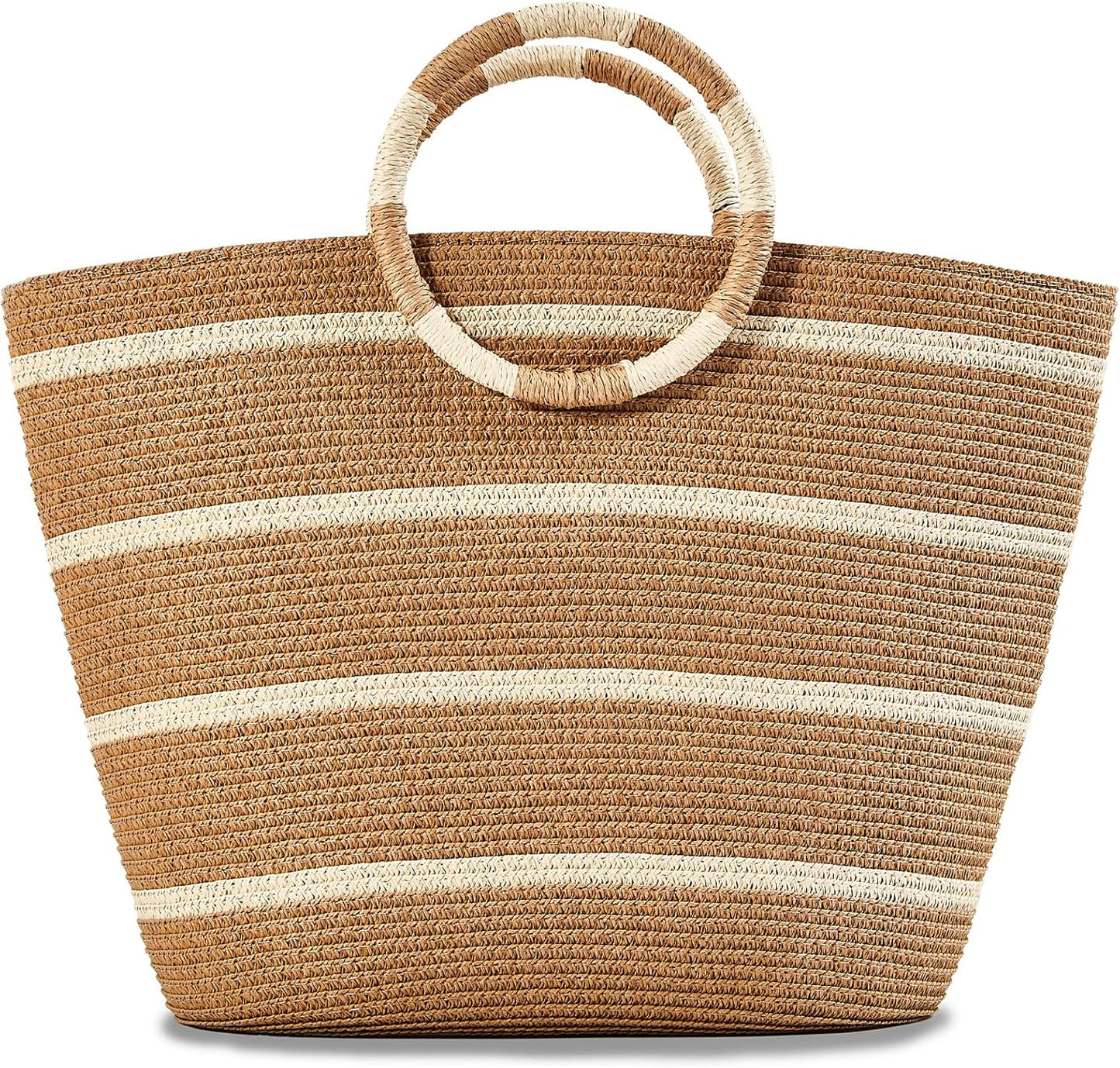Beach Bags for Women Straw Tote Bag Summer Beach Bag Large Woven Straw Tote for Vacation Holiday