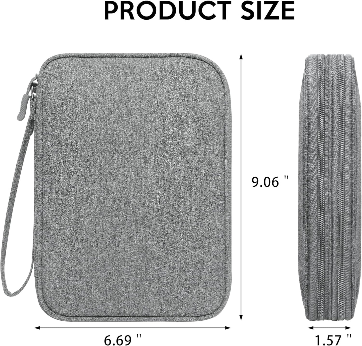 CILLA Electronics Organizer Travel, Travel Cord Organizer Case, Compact Electronics Accessories Bag for Cable, Cord, Charger, Phone