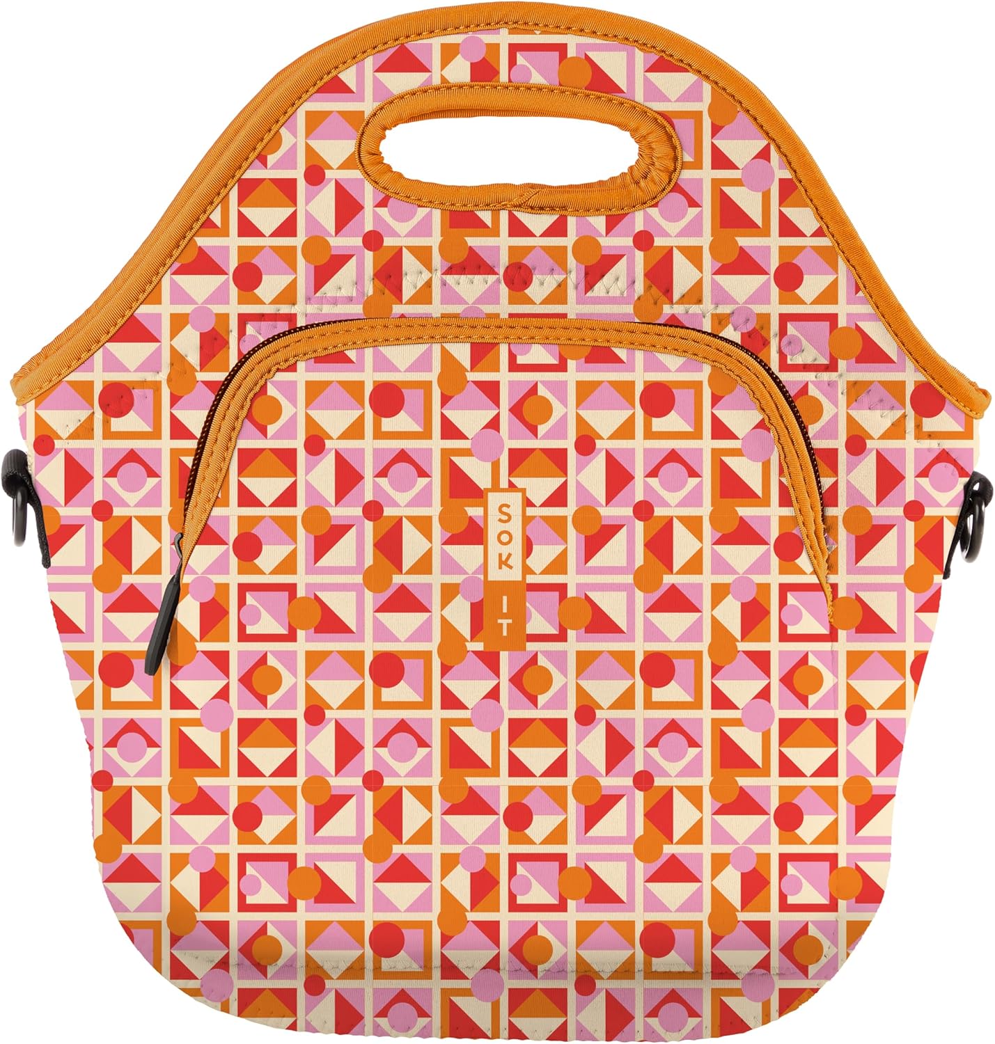 Sok It LunchTote Zippered Bag Insulated Neoprene Caddy (Take Shape, X-Large 6.5 Quart Lunch Tote)