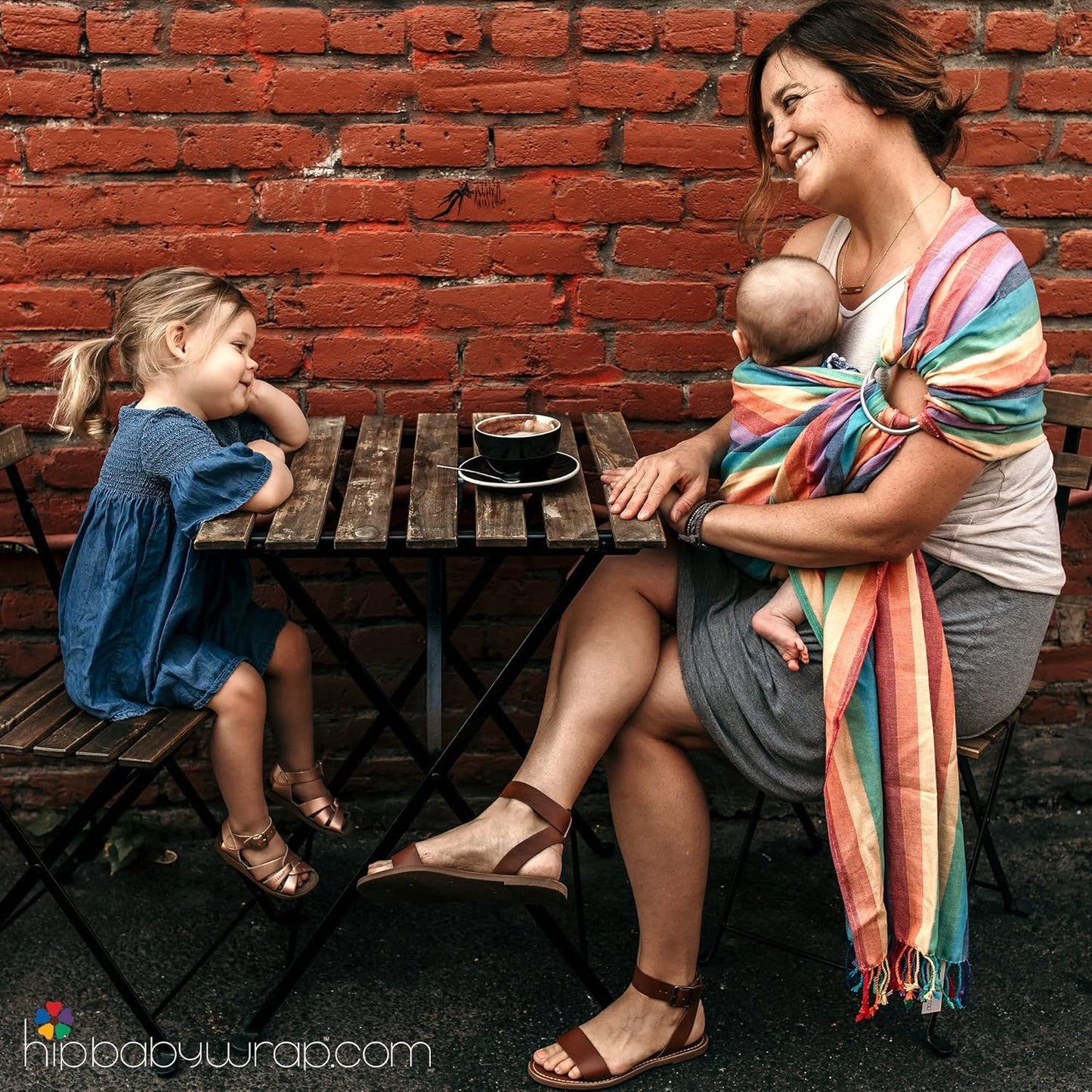 Hip Baby Wrap Ring Sling Baby Carrier for Infants and Toddlers - Beautiful, 100% Soft Cotton Baby Wraps Carrier for Babies 8-35 lbs - Perfect Baby Shower Gifts Moms and Dads - Nursing Cover (Olive)
