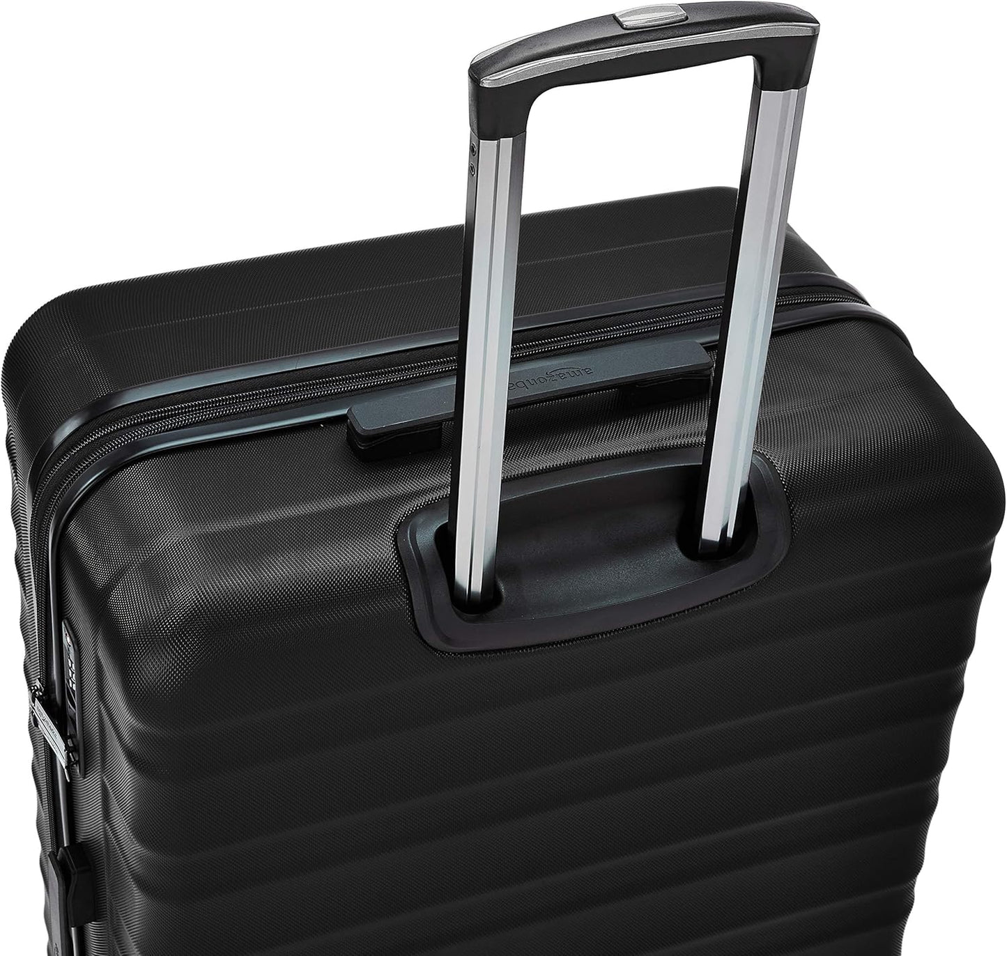 Amazon Basics 2 Piece Set (20", 28") With TSA Locks, Hardshell Suitcases With Four Multi-directional Wheels, Expandable For Up to 25% More Space, With Scratch-Resistant Surface, Black