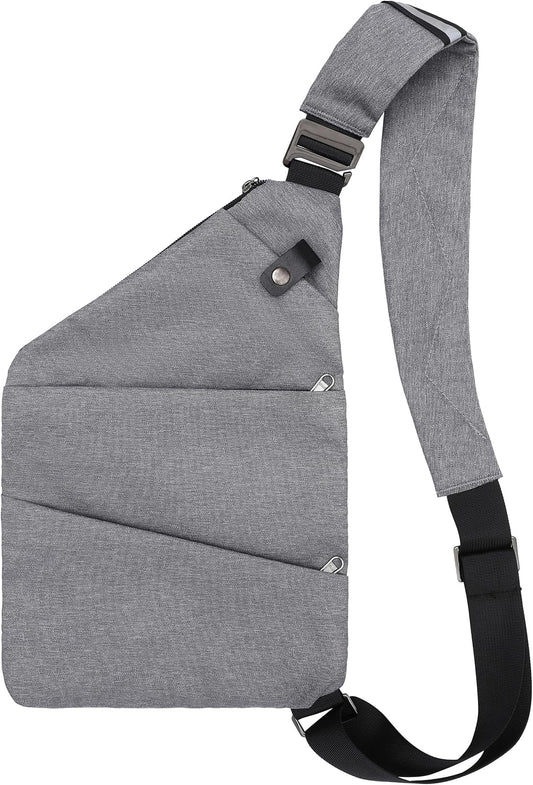 Anti Theft Crossbody Travel Bags for Women Men Cross Body Slim Sling Handbags with S Hook Antitheft